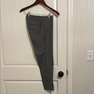 J. Crew Women's Gray Checkered Pants